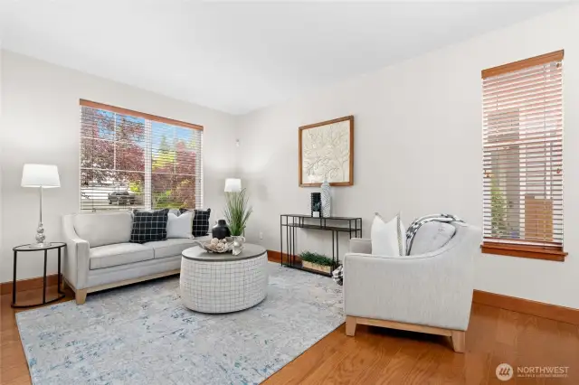 Very spacious Living Room and Dining Room.