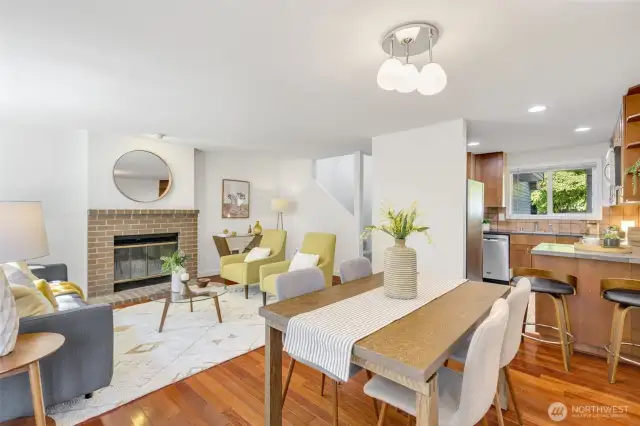 Open-concept living!