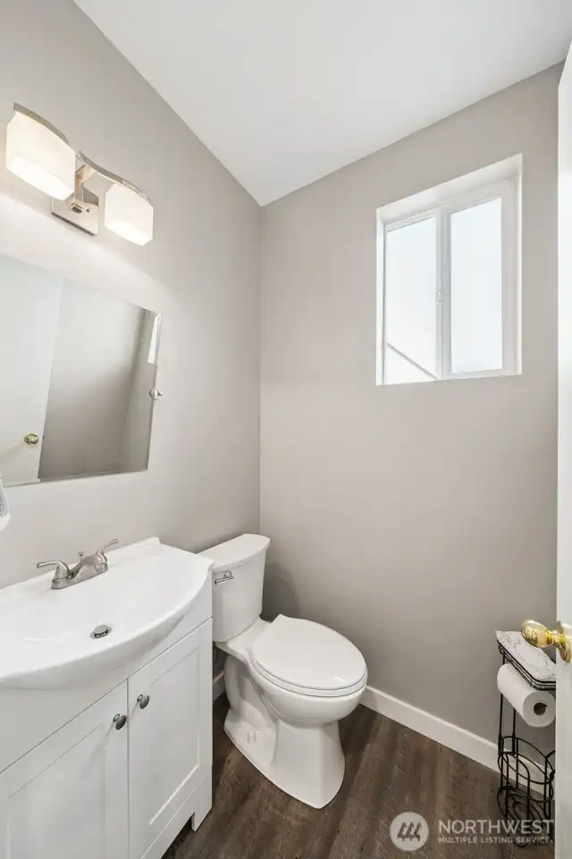 Updated Powder Room.