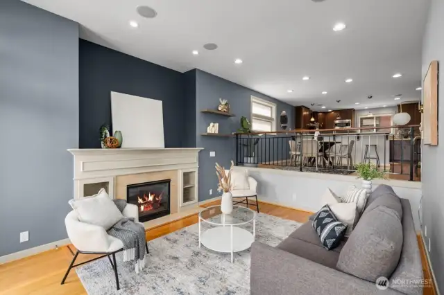 Spacious living room