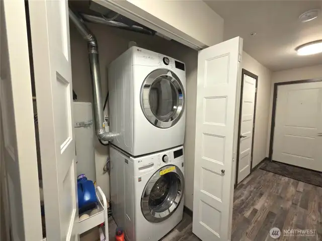 Utility closet centrally located