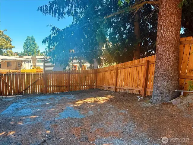 Gated Entry to Backyard from Alley