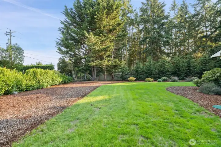 Lovingly maintained Landscaped Backyard