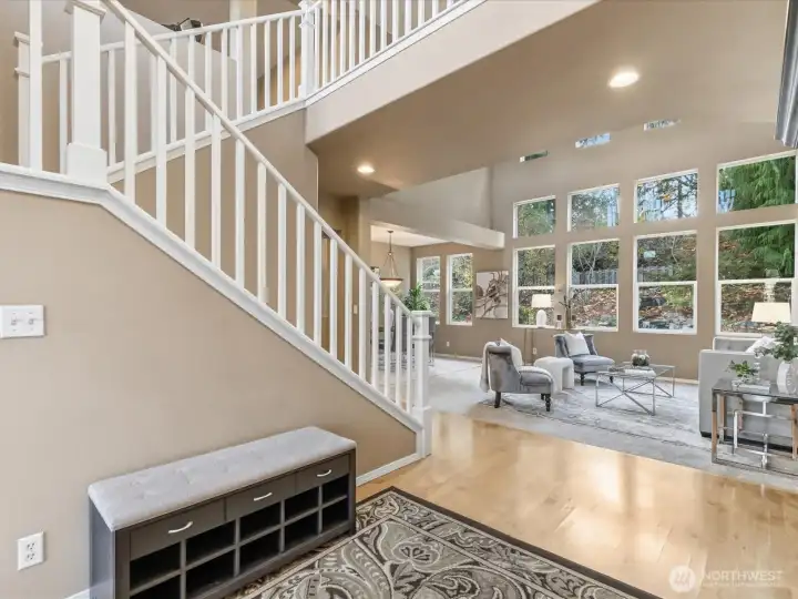 Entry & formal living room