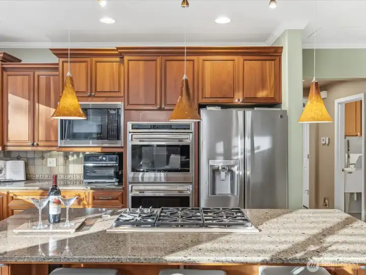 New stainless steel appliances