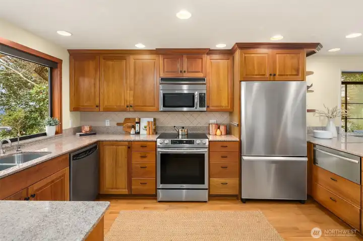 Stainless appliances