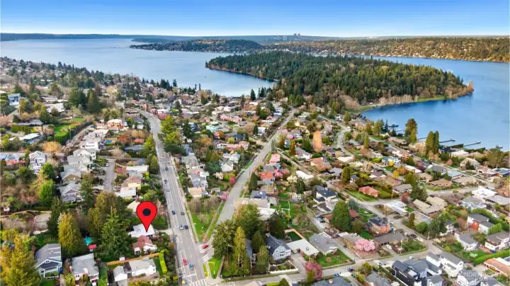 You're only blocks from Seward Park and the lake shores.