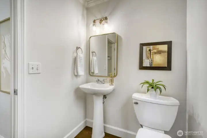 Downstair powder room
