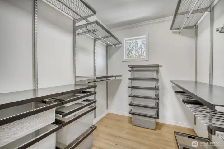 Walk-in closet in primary Bathroom