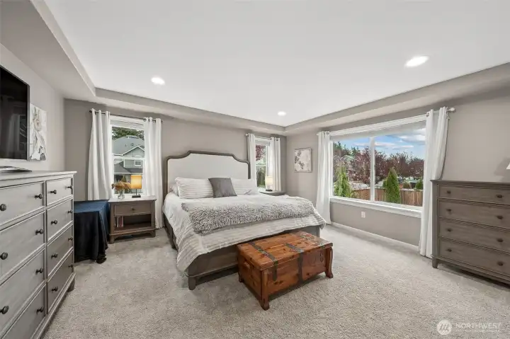 Primary Bedroom with lots of natural light