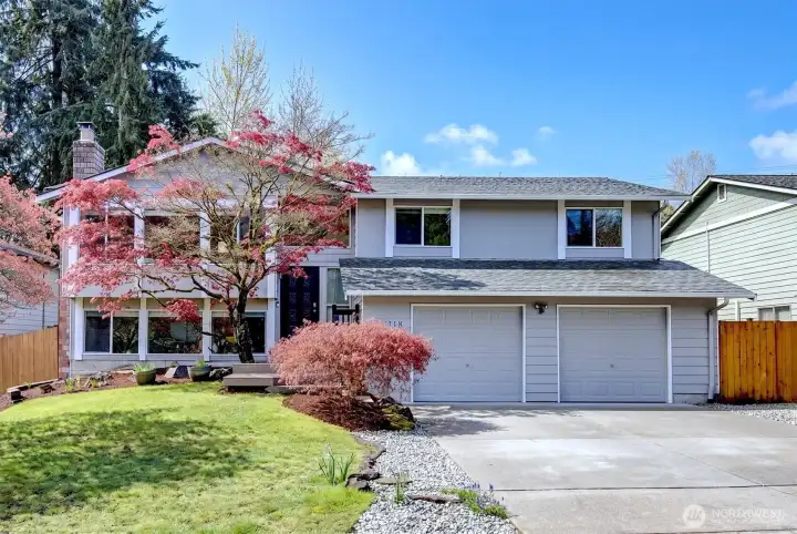 Updated exterior with fresh paint.