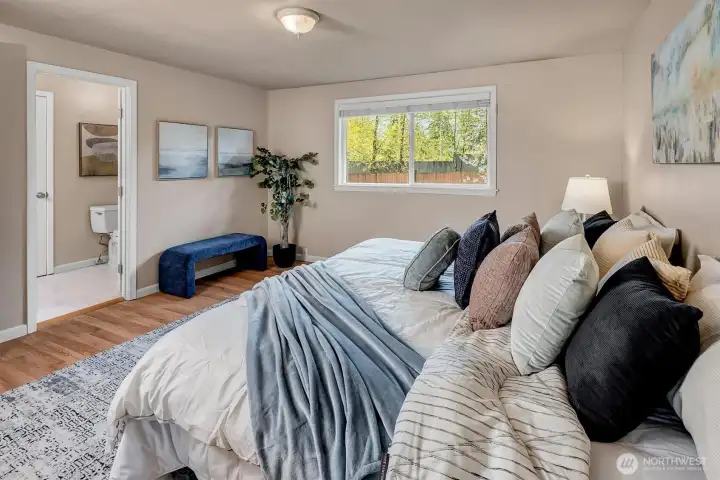 Primary Bedroom with ensuite bathroom