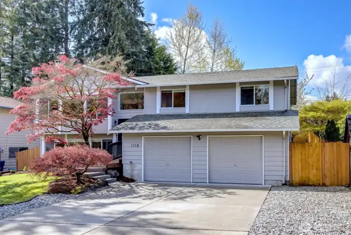 Ample parking with space for an RV. Ample parking with space for an RV.