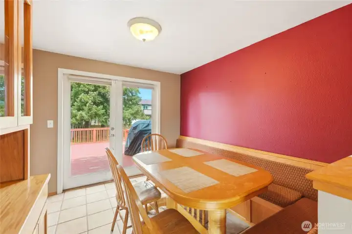 Dining area, Table and chairs negotiable