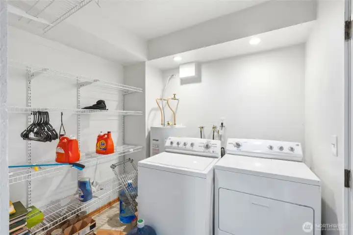 Large lower level utility room. With some planning, could you add a 1/4 or 1/2 bathroom?