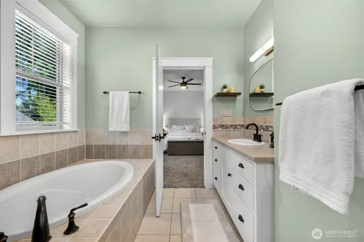 Spa like primary bathroom Spa like primary bathroom