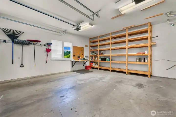 Oversized garage with storage Oversized garage with storage