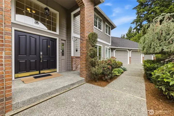A warm and inviting entry sets the tone from the start.