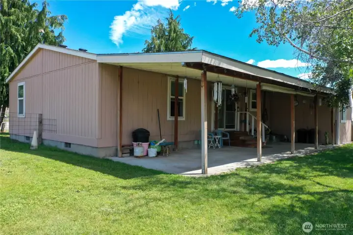 Rear of Home / Back Porch