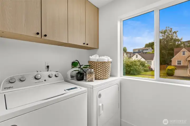Second floor laundry room Second floor laundry room
