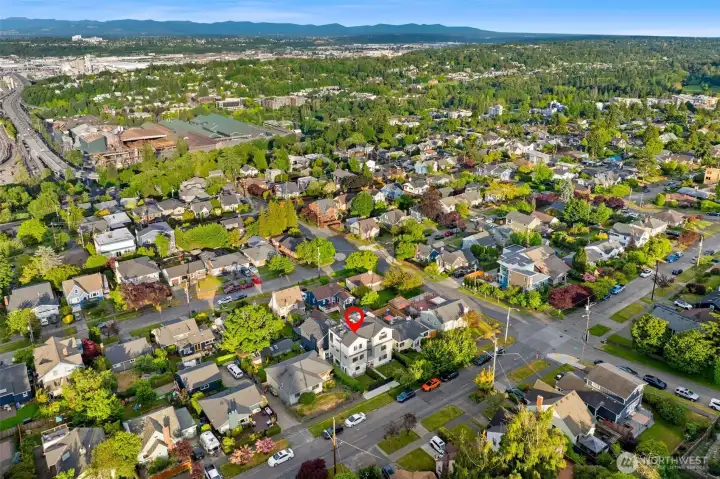 Nestled in the Belvidere neighborhood of West Seattle Nestled in the Belvidere neighborhood of West Seattle