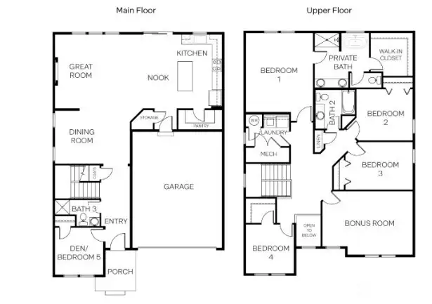 Ashland Floor Plan Rendering Ashland Floor Plan Rendering