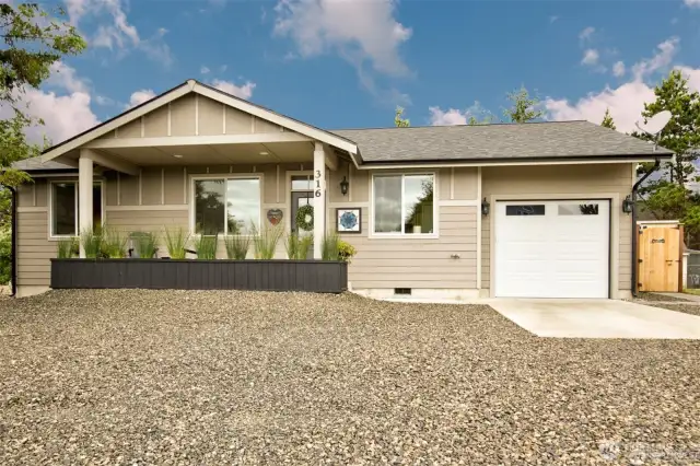 Meticulously maintained home with low maintenace landscaping