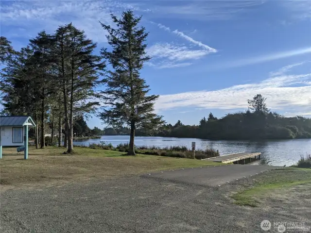 Launch a boat, go fishing, or take the doggie to play at the dog park at Chinook Park
