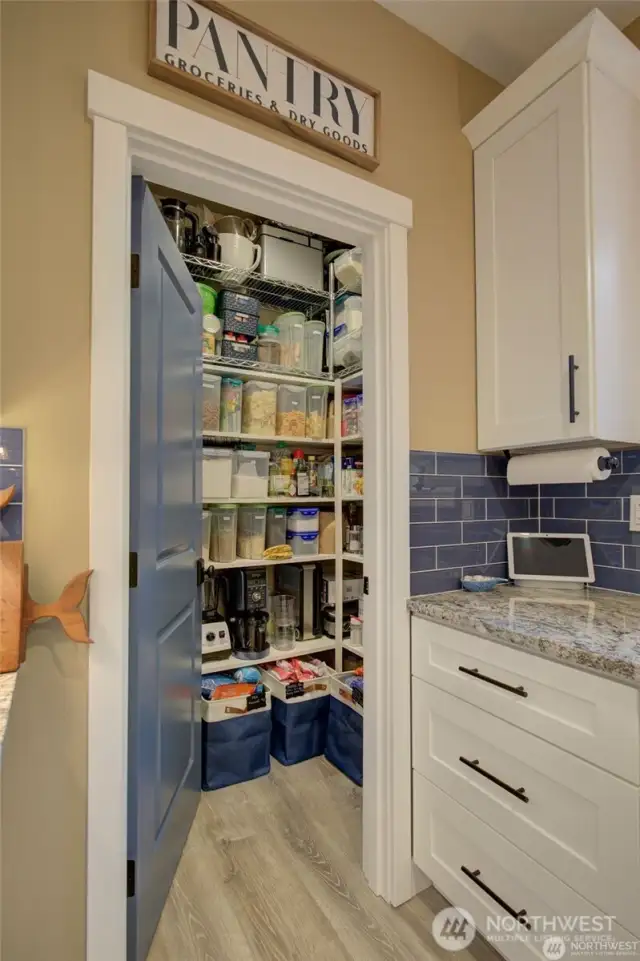 Large walk-in pantry