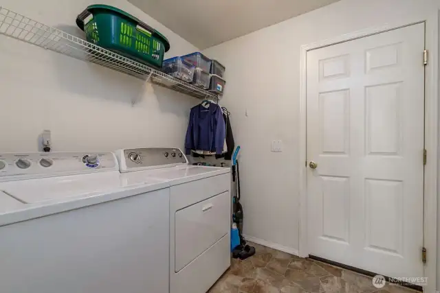 Utility Room off the Garage