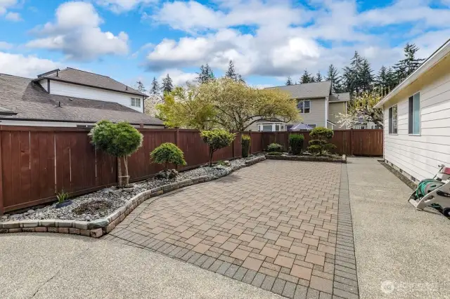Beautiful Hardscape in the Backyard