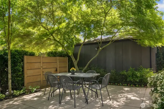 The lower courtyard, intimate and so charming!