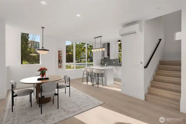 Step inside to an open layout filled with natural light and framed by clerestory windows—ideal for entertaining and everyday comfort.