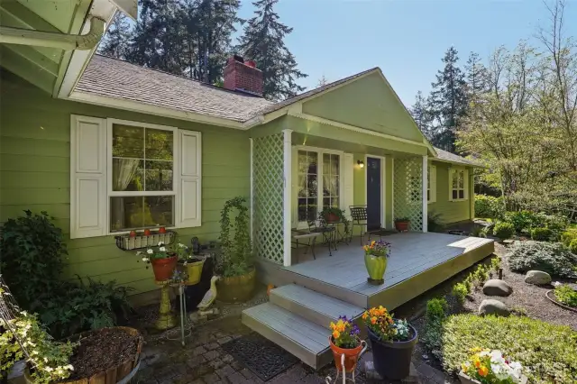 Wonderful Trek Deck on Front Porch