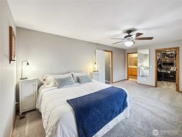 The primary suite is a private sanctuary, designed for total relaxation. Enjoy a spacious layout, a spa-like en suite bath, and a custom walk-in closet—offering the perfect retreat at the end of the day. Bedroom # 2
