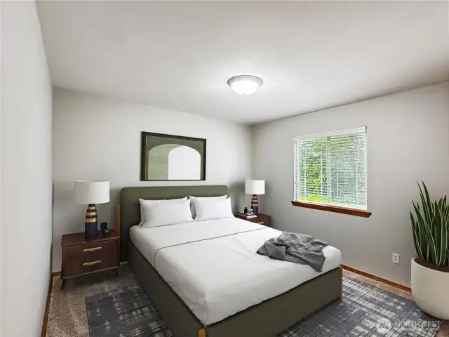 Bedroom # 3  Virtually staged
