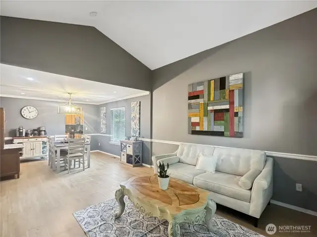 This beautifully crafted home boasts rich architectural character and designer-selected finishes throughout