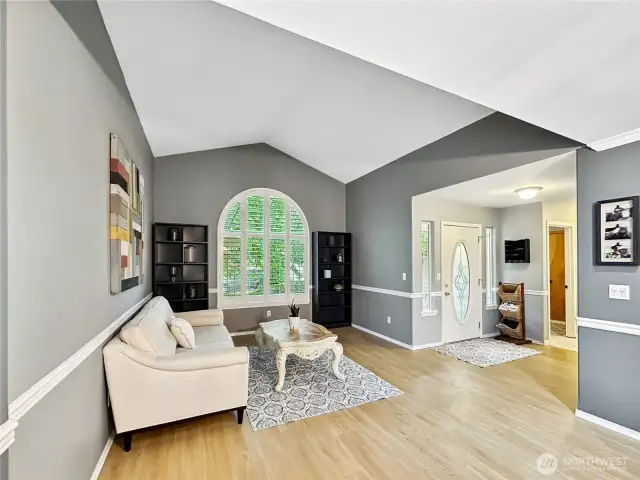 Experience sophisticated living in this architecturally striking home, set within a premier golf course enclave.