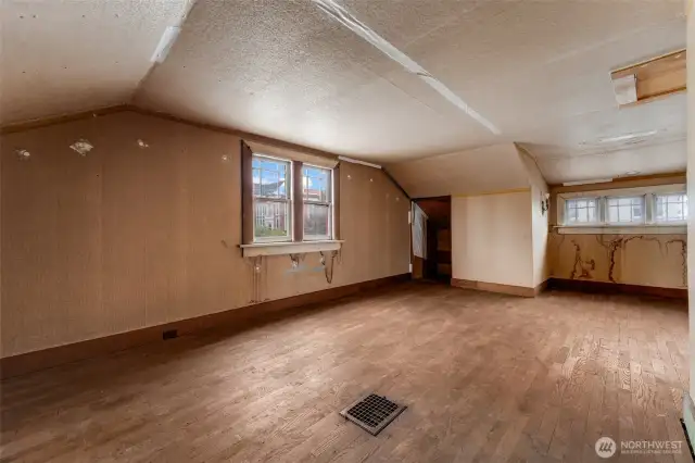 Full height attic space offers so many possibilities.