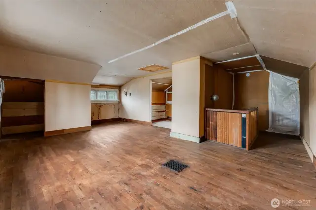 Primary bedroom?  Playroom? Office?  Opportunities are endless.