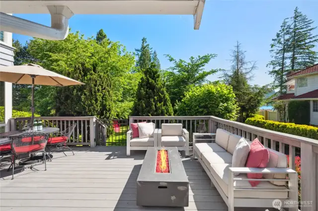 Enjoy entertaining on 1 of 2 decks! This one has a covered porch!