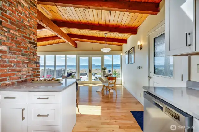 The view is just as nice from the kitchen.