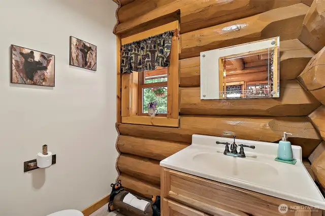 1/2 bath on main floor.