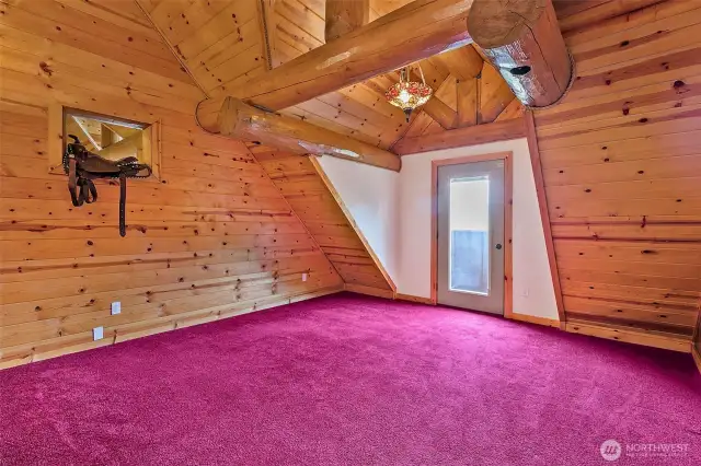 What a special guest room with a private balcony.