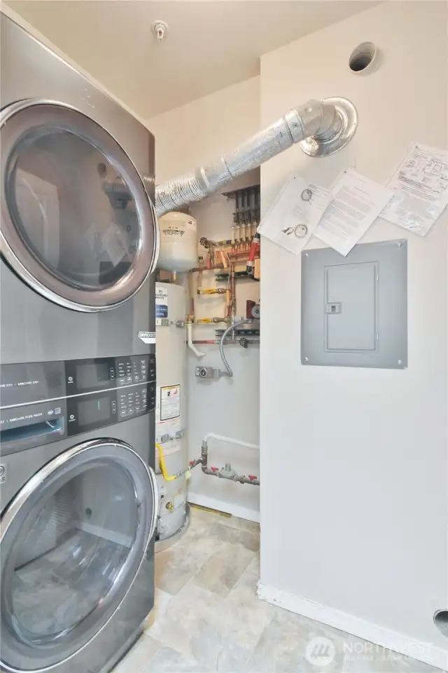New washer and dryer