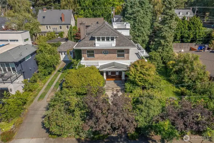 Plenty of space surrounding this magical property.