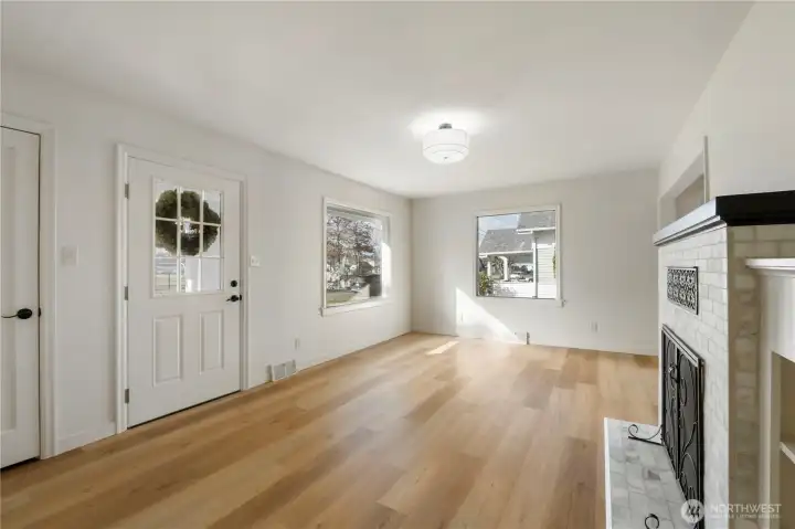 New doors and hardware throughout