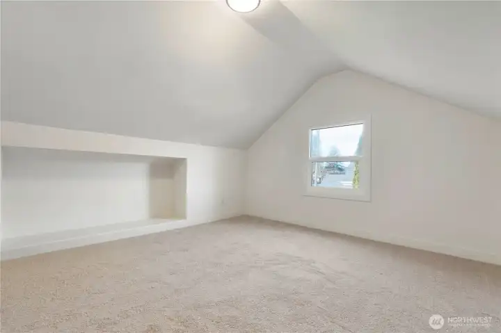 Spacious area upstairs