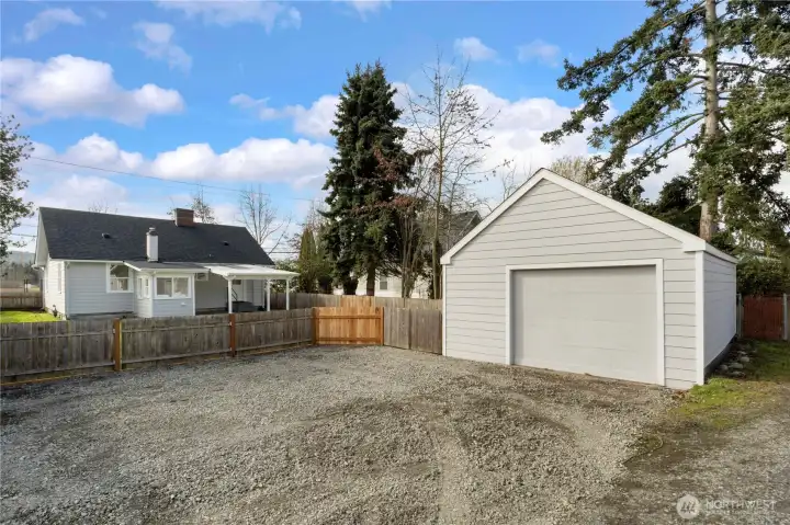 Tons of parking with alley access