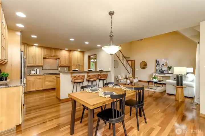 Main level dining room